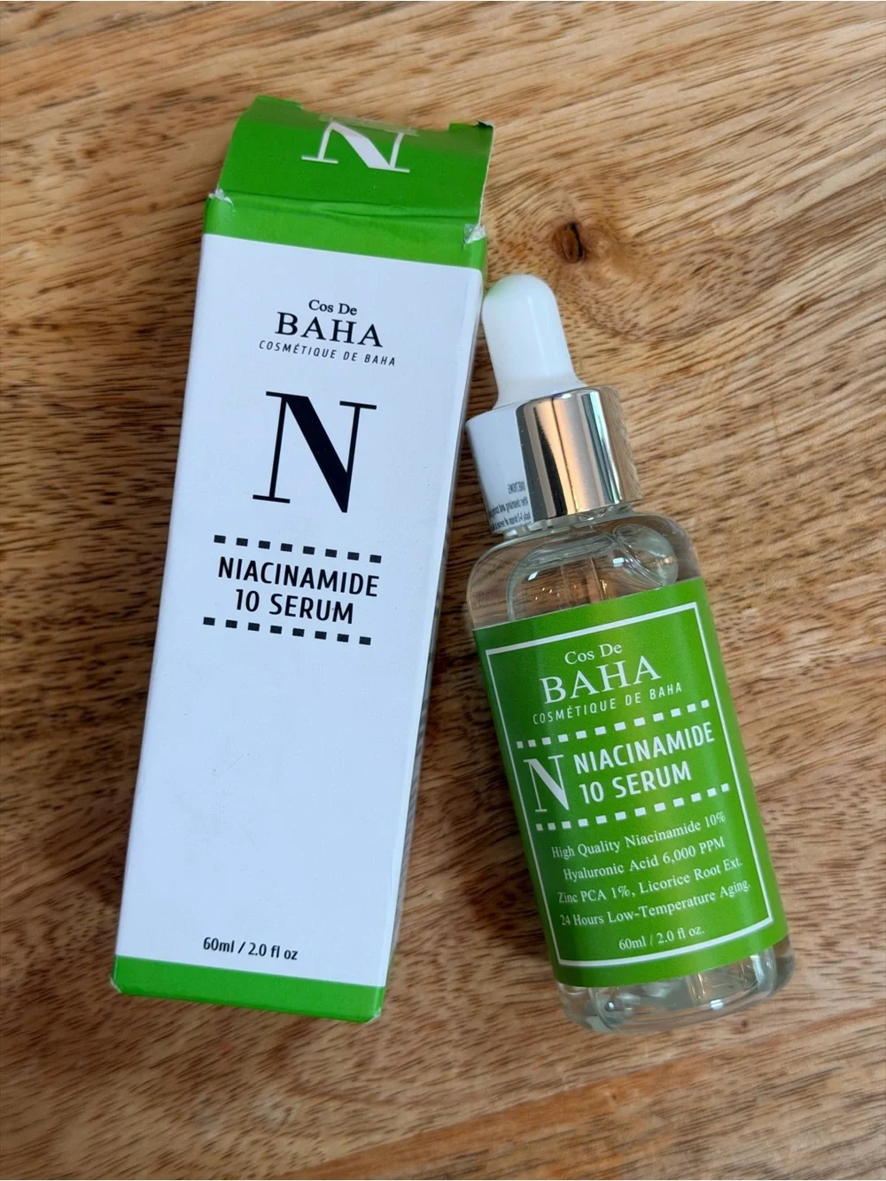 NIB Cos De BAHA Niacinamide 10 Serum 10% – 60mL (Kbeauty)